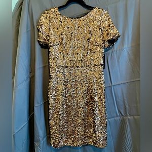 Lulu’s Gold Sequin Dress